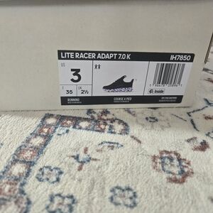 Adidas Lite Racer Adapt 7.0 Kids Sneakers - Black and Purple